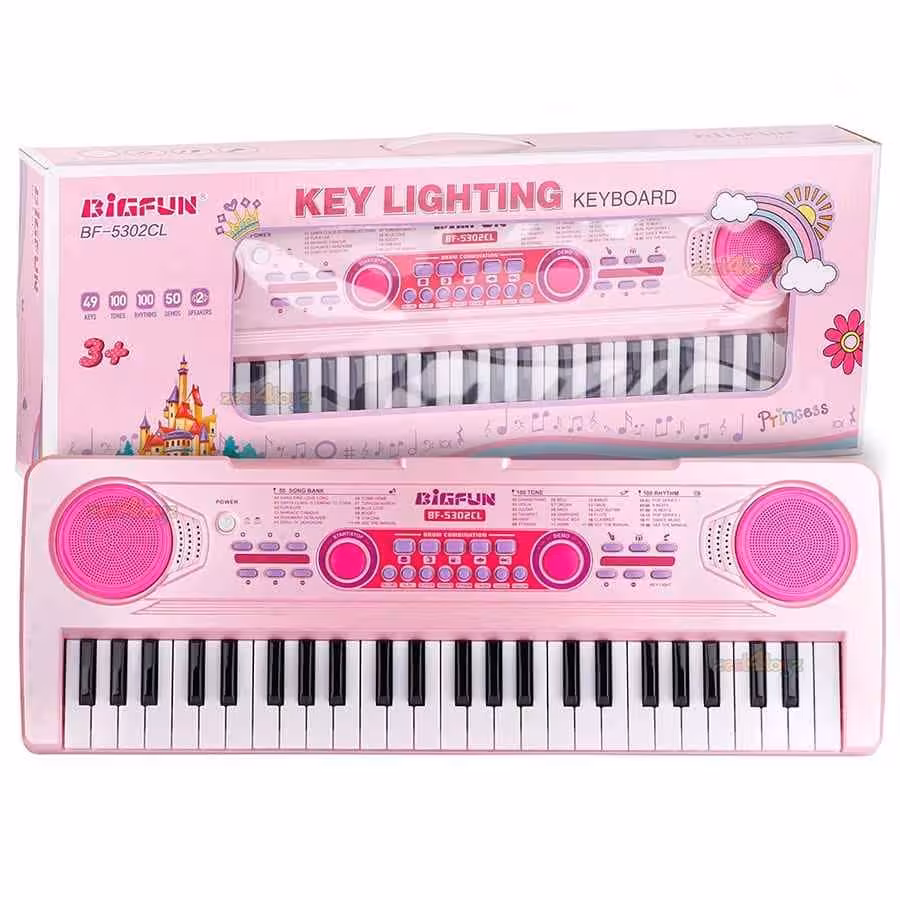 کیبورد موزیکال آموزشی بچه‌گانه BIGFUN مدل BF-5302CL