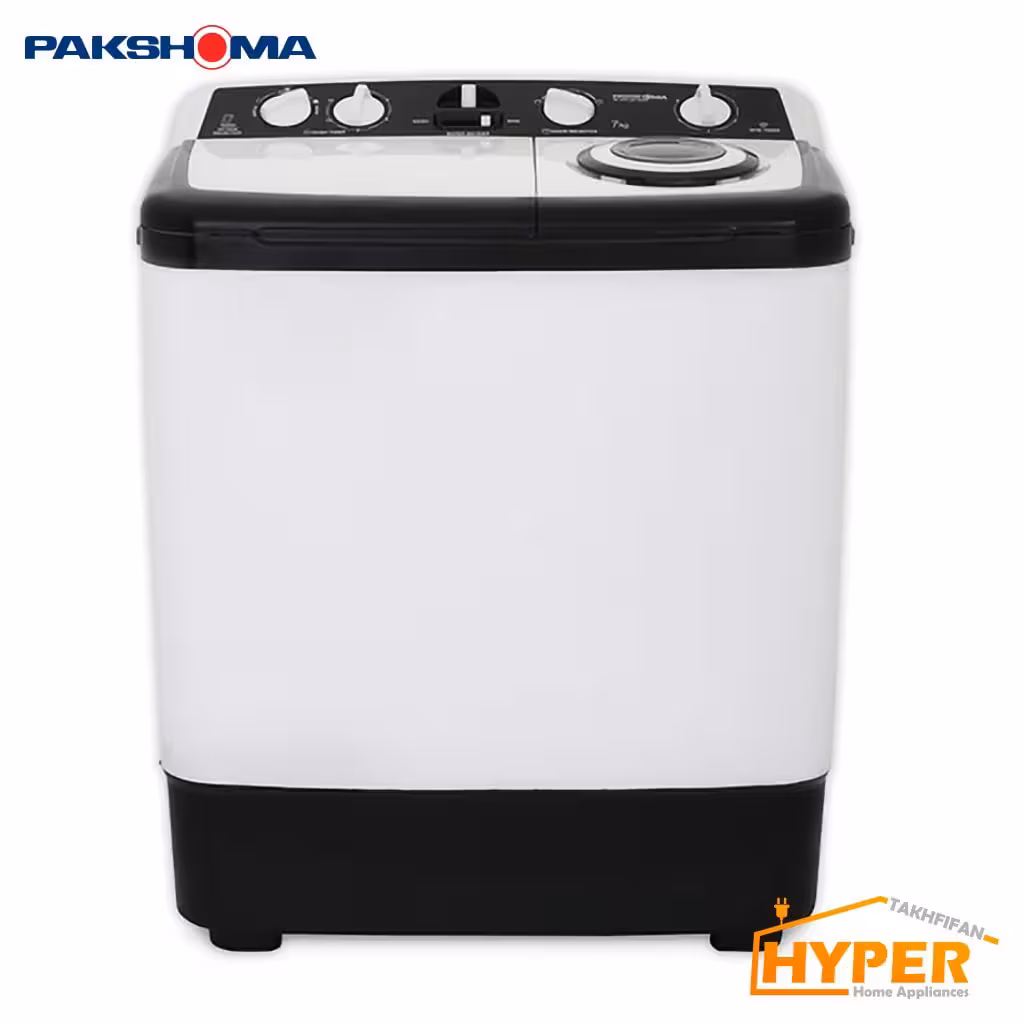 ماشین لباسشویی پاکشوما PWT-7241 KJ دو قلو سفید 7 کیلویی