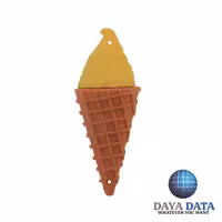 فلش مموری فانتزی  دایا دیتا  طرح  بستنی قیفی  مدلPF1063-11 ظرفیت 64GB-USB3