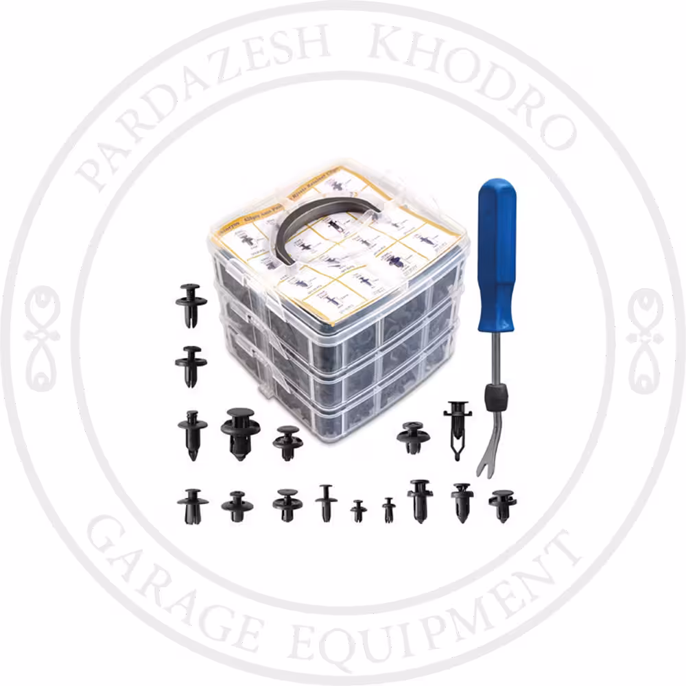 کیت خارپلاستیکی 620 عددی با خارکش فلزی