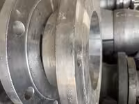 فلنج گلودار 8 اینچ استنلس استیل ریس فیس رده 10 کلاس 150  B16.5 از جنس  A SA182/F304