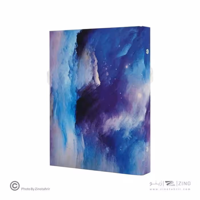 دفترکلاسوری20حلقه100برگ قفل فلز برگ سری راندو