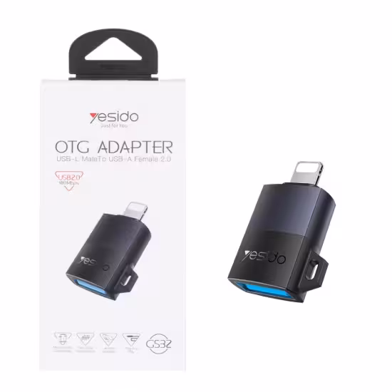 تبدیل USB2.0 به لایتنینگ یسیدو مدل GS32