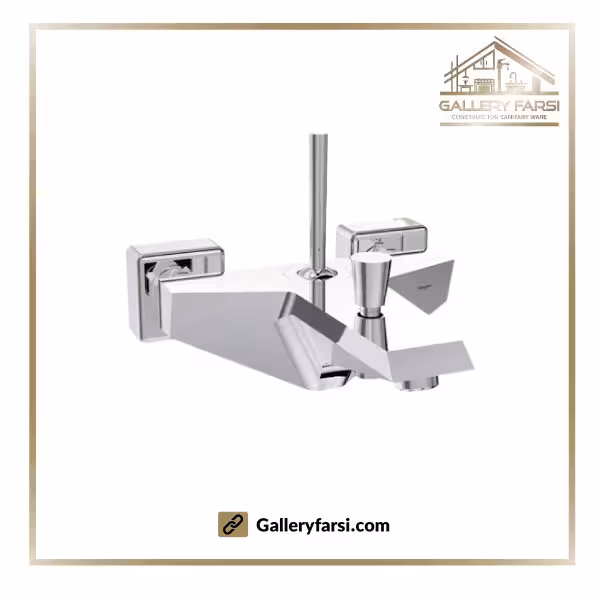 شیر حمام شودر مدل تیفانی کروم