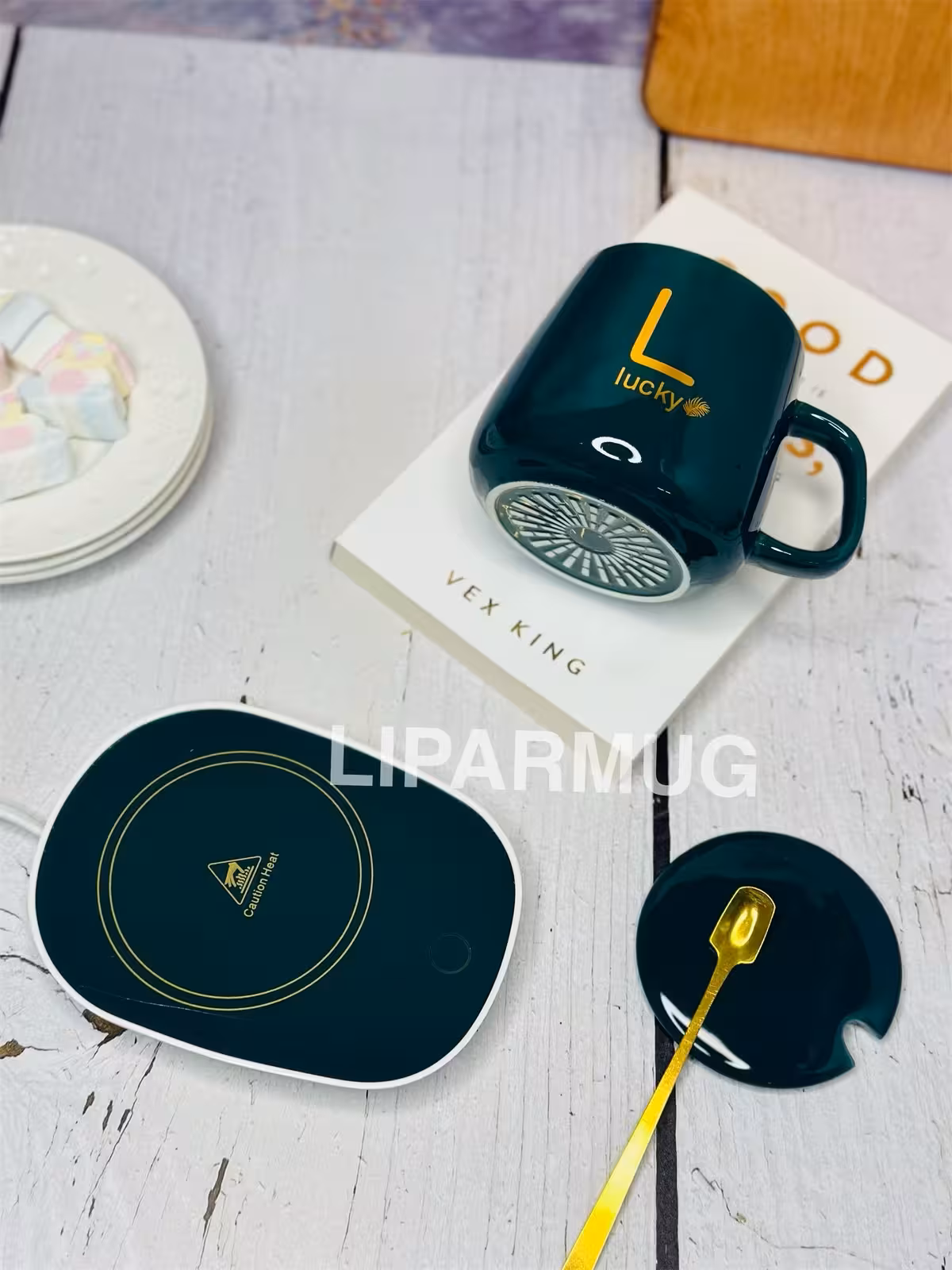 ماگ هیتر دار طرح لاکی  lucky جعبه ساده کد 3281