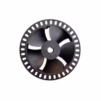 پروانه انکودر موتور تردمیل قطر 100 سوراخ 10 ضخامت 23