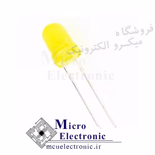 ال ای دی 5mm زرد مات پایه بلند