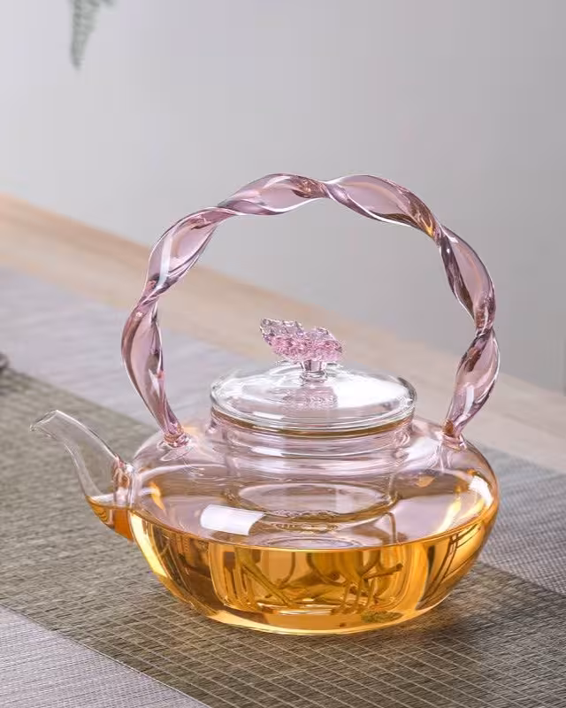 قوری پیرکس فانتزی صورتی