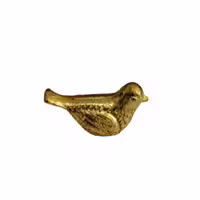 مجسمه مدل گنجشک با برگ