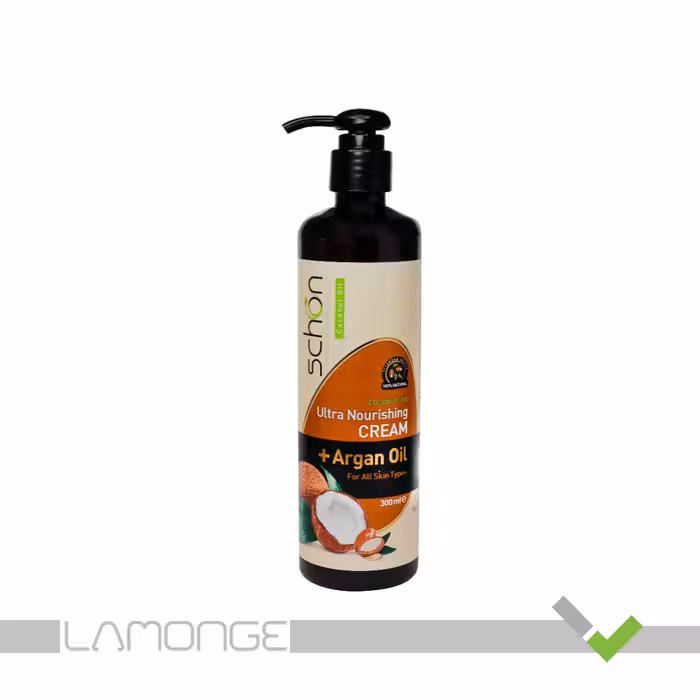 کرم مرطوب کننده نارگیل و آرگان شون حجم 300 میلی لیتر