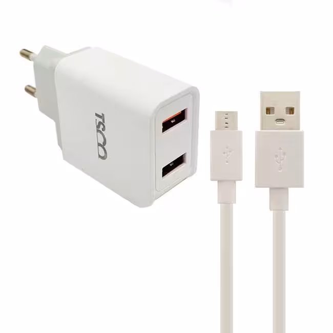 شارژر دیواری فست شارژ TSCO TTC54 2Port QC3 PD 3A
