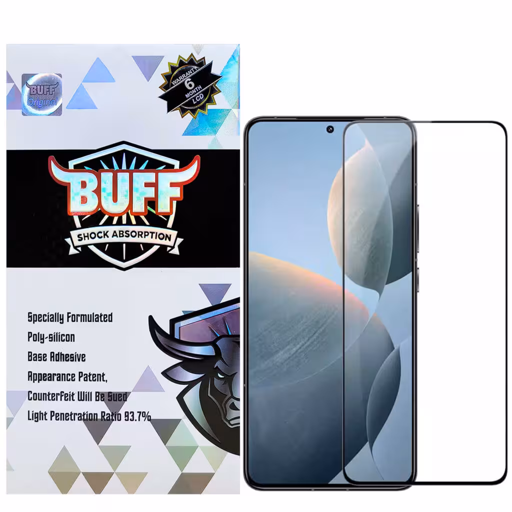 محافظ صفحه نمایش بوف مدل 5D-G مناسب برای گوشی موبایل شیائومی Poco F6 Pro / F6 / Redmi Turbo 3 - کالاوما