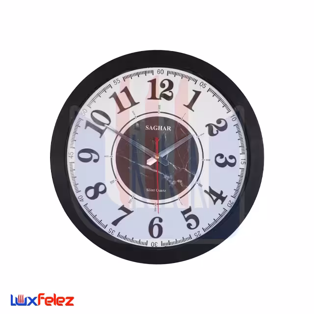 ساعت دیواری ساغر طرح Quartz