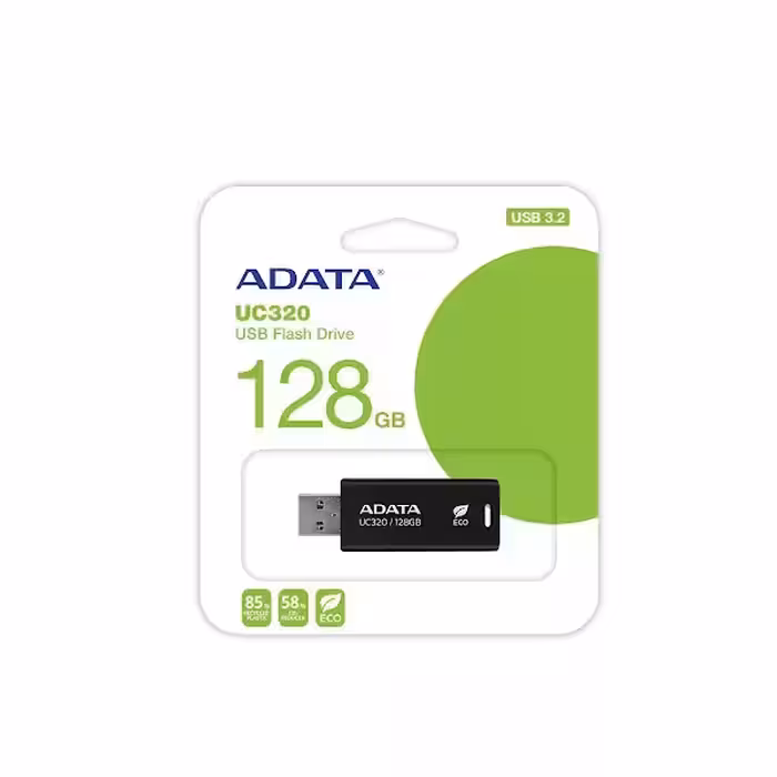 فلش مموری ای دیتا مدل UC320 ظرفیت 128 گیگابایت با رابط USB 3.2
