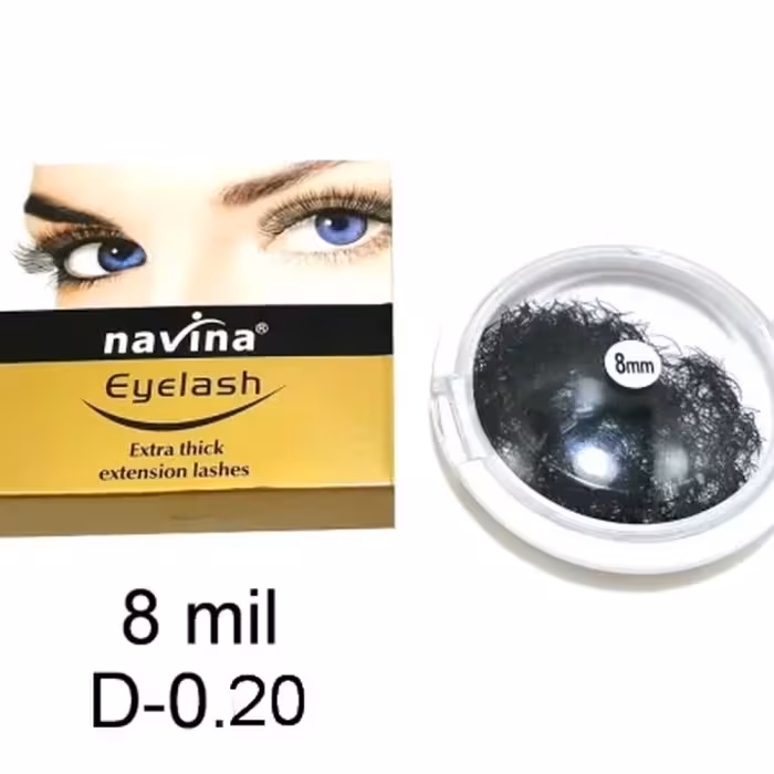 مژه اکستنشن کلاسیک ناوینا تک سایز8 Navina
