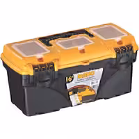 جعبه ابزار 16 اینچ قفل پلاستیکی مانو به همراه اورگانایزر کد CO16 مانو