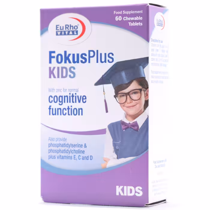 خرید قرص جویدنی فوکوس پلاس کیدز یوروویتال - دارونت