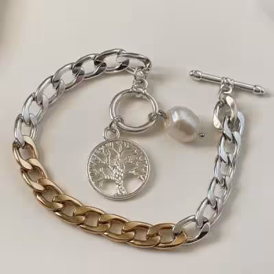 دستبند درخت زندگی دو‌رنگ