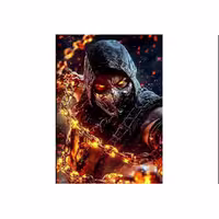 تابلو متال پوستر a3 – طرح Mortal Kombat