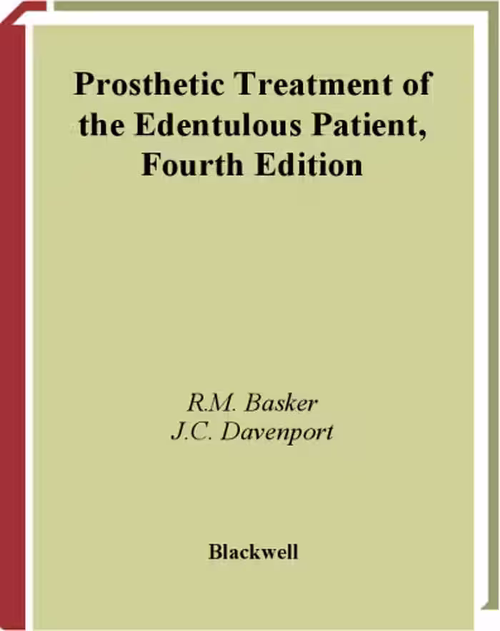 خرید و دانلود نسخه کامل کتاب Prosthetic Treatment of the Edentulous Patient