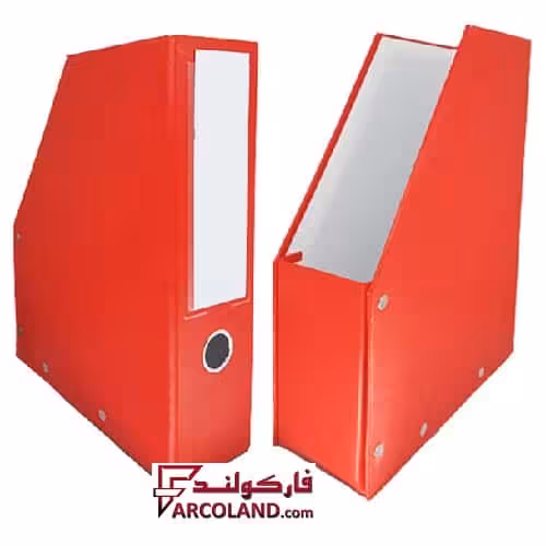 زونکن سه گوش لب کج ایستاده سلفونی سایز A4 | جا مجله ای و کتابی