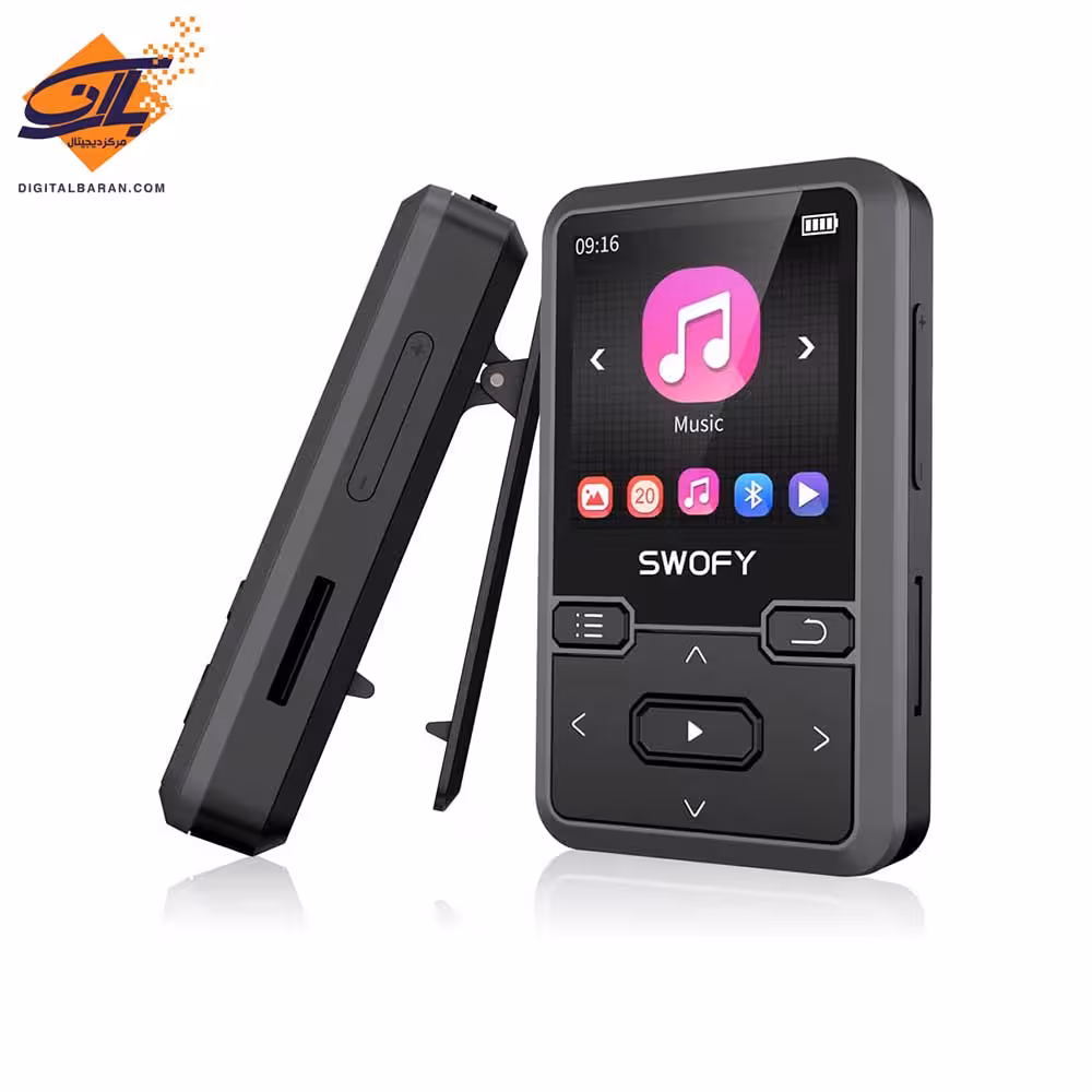 پلیر MP3 PLAYER SWOFY M10 CLIP ظرفیت 32 گیگ