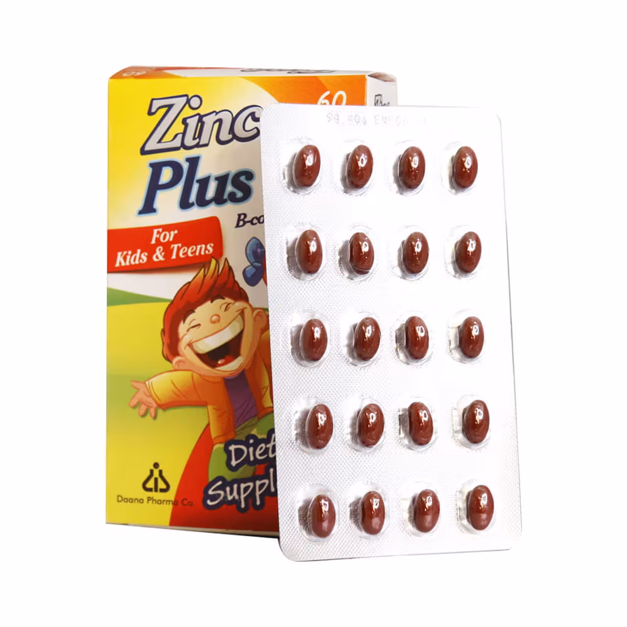 کپسول مخصوص کودکان زینک پلاس ب کمپلکس 60 عددی