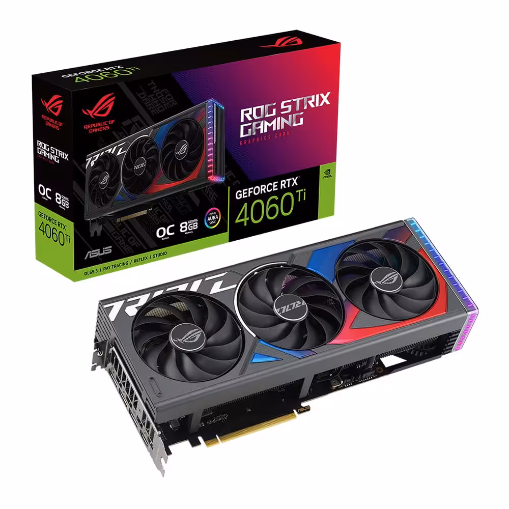 کارت گرافیک ایسوس ASUS ROG STRIX RTX 4060 TI 8GB OC