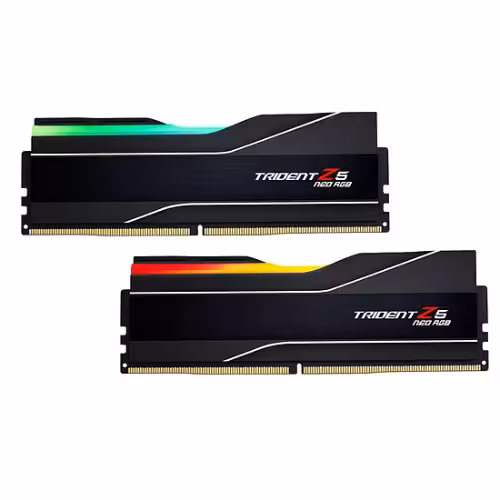 رم دسکتاپ DDR5 دو کاناله 6000 مگاهرتز جی اسکیل مدل TRIDENT Z5 NEO RGB ظرفیت 64 گیگابایت CL30