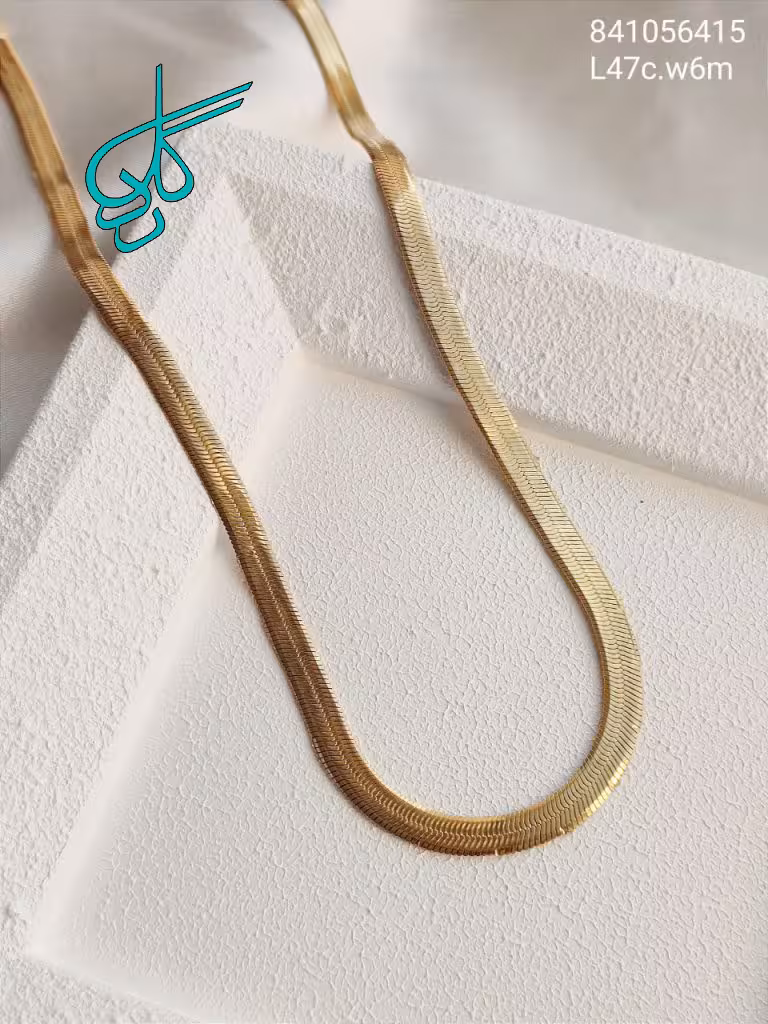 خرید زنجیر ماری استیل رنگ ثابت ضد حساسیت کد 1415036 - ردگل