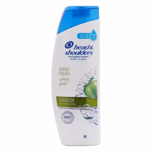 شامپو ضد شوره ایتالیایی هد اند شولدرز head & shoulders Anti Dandruff با عصاره سیب 400 میل