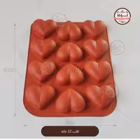 قالب دسر سیلیکونی قلب اوریگامی