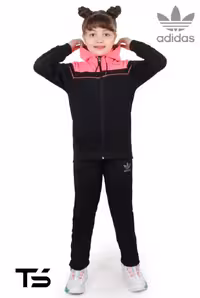 ست گرمکن شلوار پسرانه دخترانه adidas کد 006