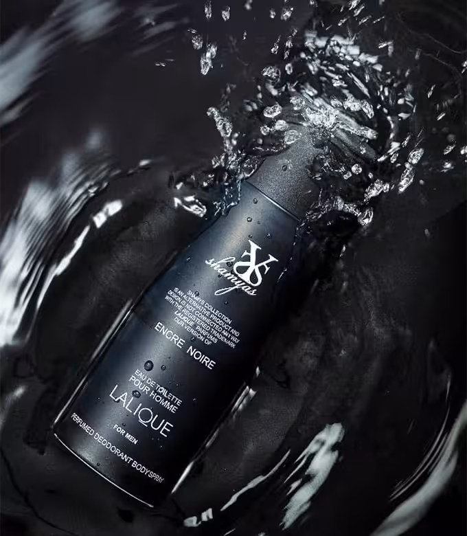 اسپری خوشبوکننده بدن مردانه شمیاس مدل لالیک انسر نویر (Lalique Encre Noire) حجم 200 ml