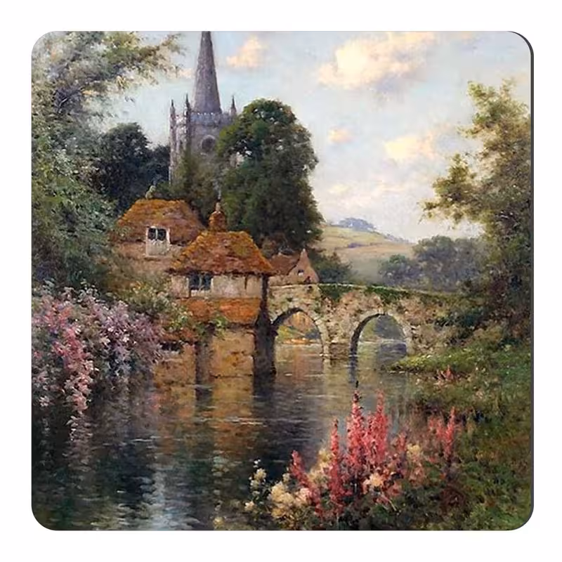 مگنت طرح نقاشی منظره پل و رودخانه کد wmg470