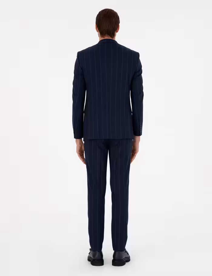 کت و شلوار مردانه سرمه ای پیرکاردین