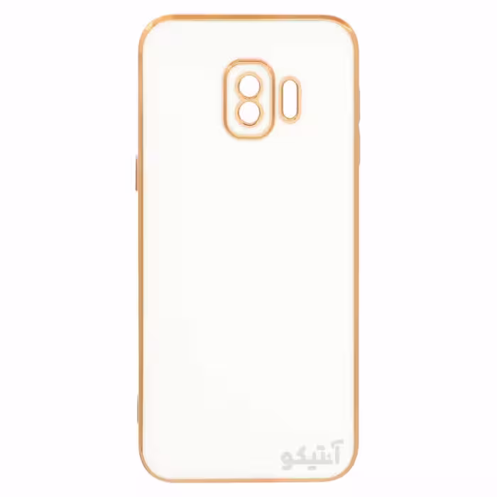 قاب My Case دور طلایی محافظ لنزدار مناسب برای Samsung J2 Core/J260-سفید