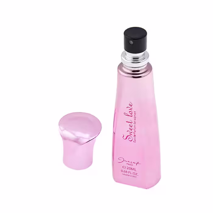 عطر جیبی زنانه مدل Sweet Love ژک ساف 20 میلی لیتری