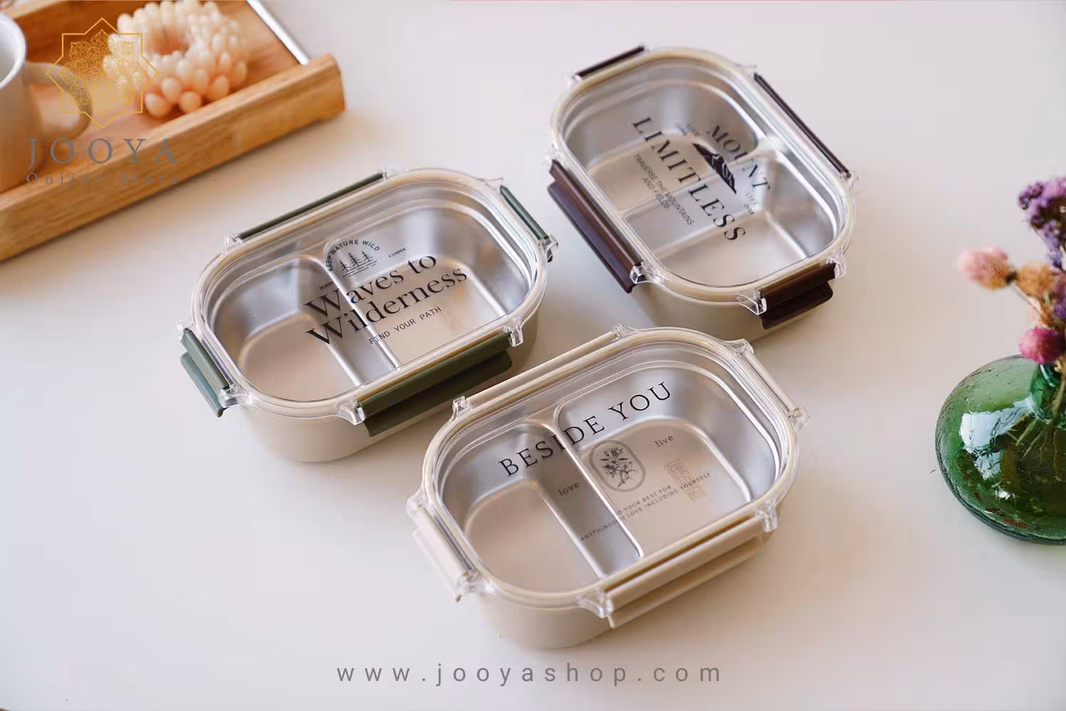 ظرف غذا دو قسمتی مهیا