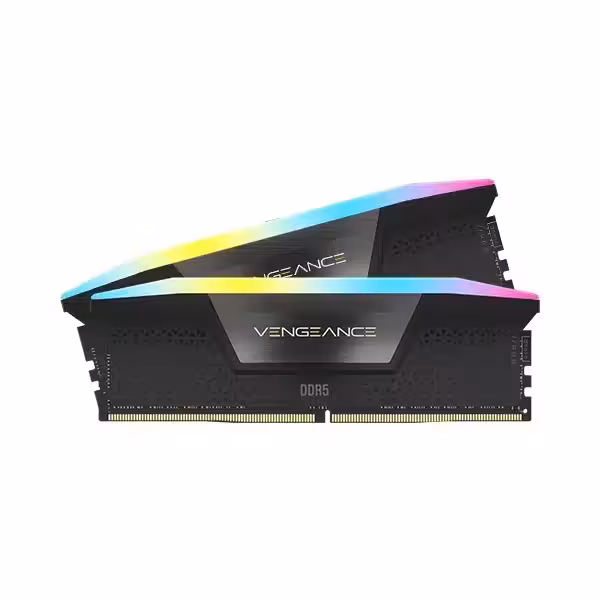 رم کورسیر مدل CORSAIR VENGEANCE RGB 48GB 24GBx2 7000MT DDR5