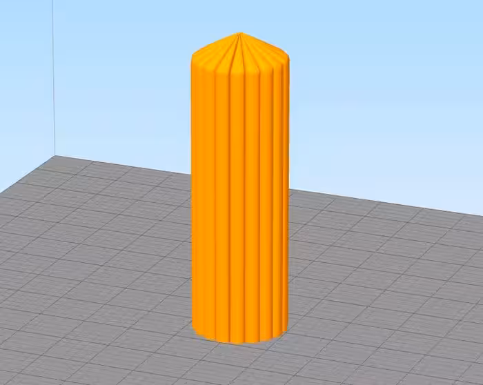 مدل سه بعدی استوانه مخروطی (stl)