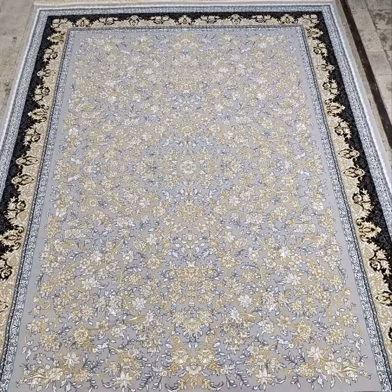 فرش 12متری جدید نقشه آوا نقره ایی تراکم700(ارسال رایگان)
