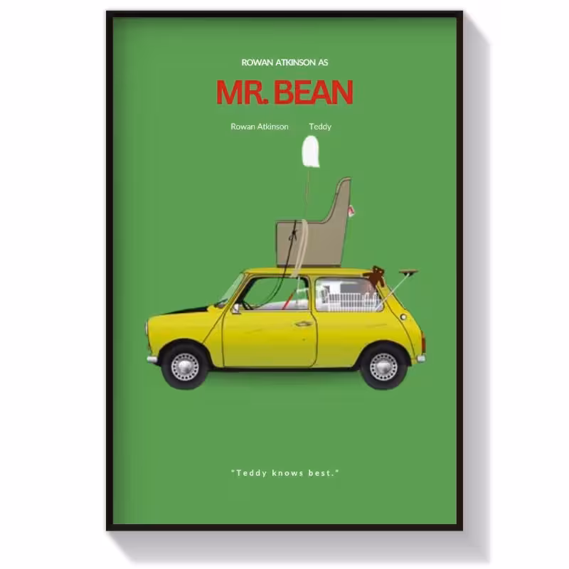 تابلو سینمایی طرح ماشین مستربین