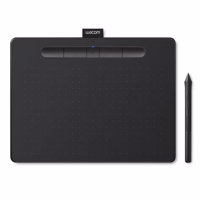 تبلت گرافیکی همراه با قلم دیجیتال وکام مدل Intuos Small 2018 CTL-4100