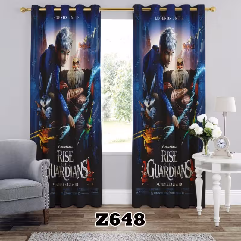 پرده سه بعدی طرح کودک