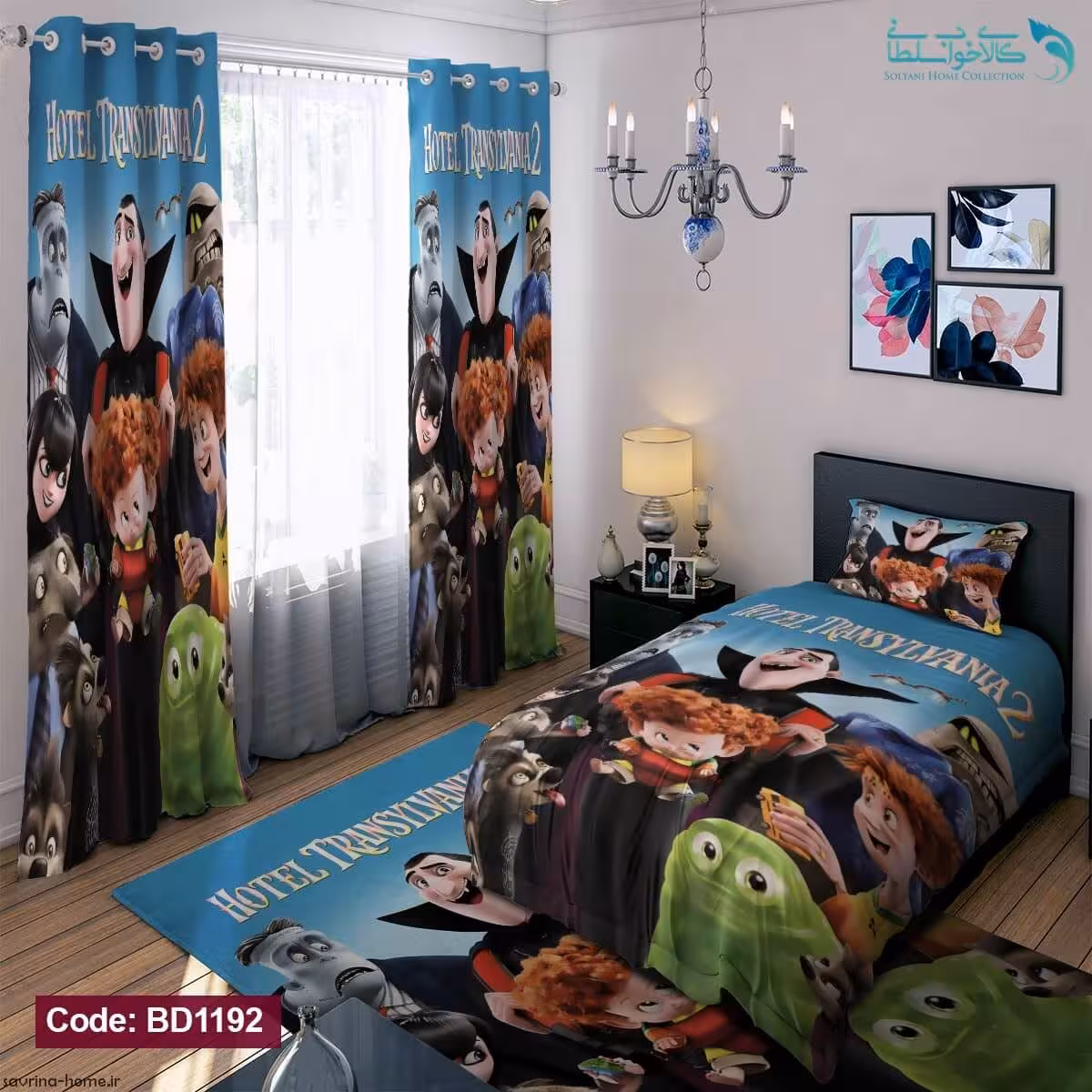 روتختی طرح هتل ترانسیلوانیا یکنفره کد BD1192