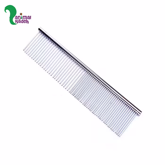 شانه گره باز کن استیل یک طرفه مخصوص سگ و گربه