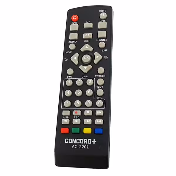 ریموت کنترل گیرنده دیجیتال کنکورد Concord AC-2201