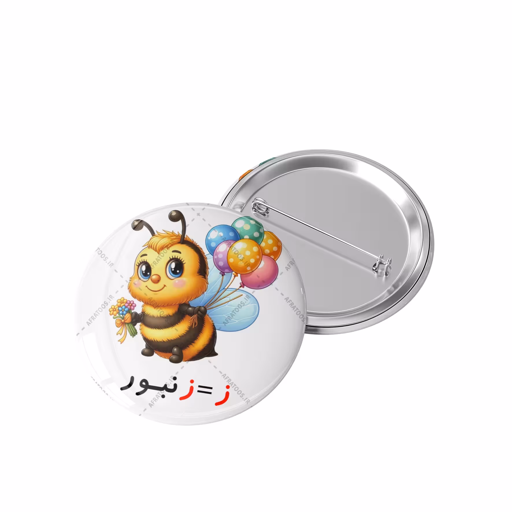 پیکسل الفبا حرف ز مثل زنبور کد 612