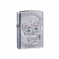 فندک زیپو اصل 49172 Zippo Armor Sugar Skull Design